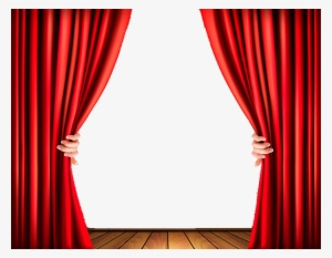 Curtain Clipart Movie Theater Candy - Stage Curtains No Background #2435102