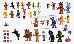 More Like [christmas Box Grand Finale] Fnaf World - Fnaf World Animatronic Parts #2435414