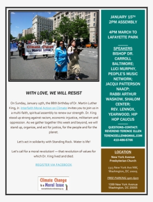 Interfaith Moral Action On Climate Mlk, Jr - Brochure #2435931 Interfaith Moral Action On Climate Mlk, Jr - Brochure #2435931