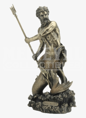 Poseidon Wu From Medieval - Poseidon-greek God Of The Sea Statue #2435937