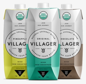 Villager Goods Is Proud To Announce The Launch Of Their - Original Villager Coconut Water #2437343