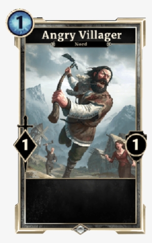 Elder Scrolls Legends Angry Villager #2437534