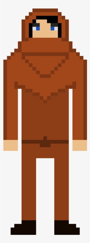 Short Female Villager - Pixel Art Spiderman Black #2437565