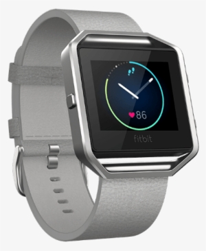 Fitbit Fitbit Accessories Mist Grey / Large Fitbit - Fitbit Blaze Leather Band Frame Mist Grey #2438480