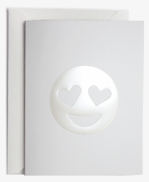 Heart Eye Emoji Greeting Card - Smiley #2438562