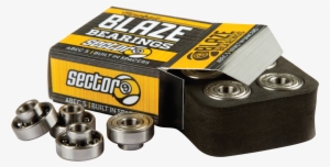 Blaze Bearing Set - Sector 9 Blaze Abec 5 Skateboard Bearings #2438833
