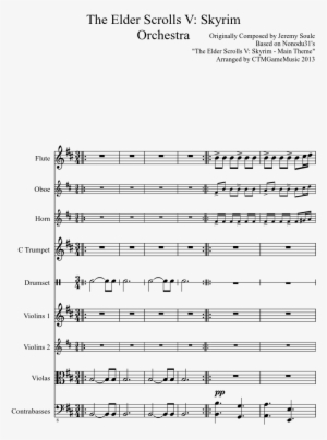The Elder Scrolls V - Elder Scrolls Theme Sheet Music Trumpet #2439041