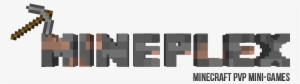 Logo Design By Callumgd For Mineplex - Minecraft Diamond Pickaxe #2439108