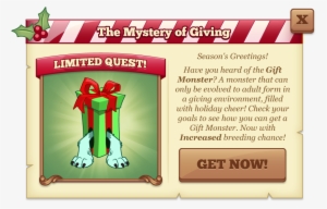Tiny Monsters Gift Monster Teen Evolution - Full Form Of Gift #2439341