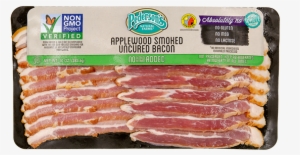 Uncured Applewood Smoked Bacon Non Gmo Project Verified - Pederson's Farm #2439571