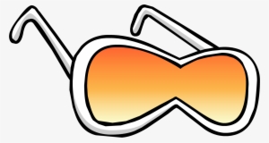 Sunset Diva Glasses - Club Penguin White Diva Glasses #2439733