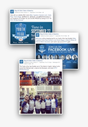 Boys & Girls Club Of America Youth Of The Year Social - Marketing #2440297
