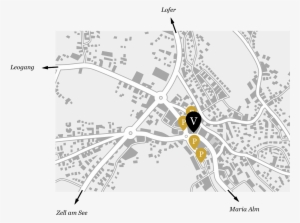 Anfahrtsskizze Völlerei Restaurant & Bar Saalfelden - Diagram #2440658