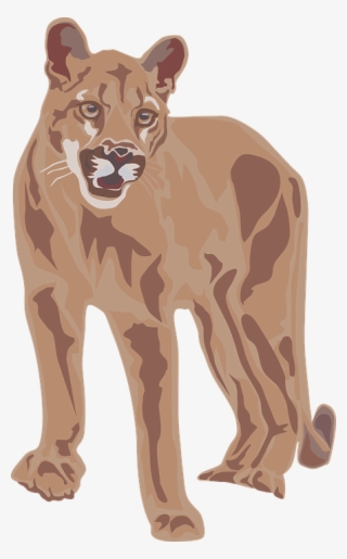 Puma Clipart Transparent - Clipart Cougar #2440716