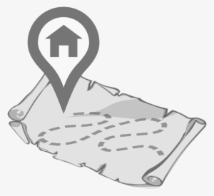 Treasure Map Computer Icons Home Care Service - Clip Art #2440819