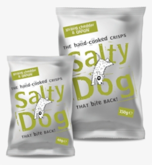 Strong Cheddar & Onion - Salty Dog Crisps #2440980