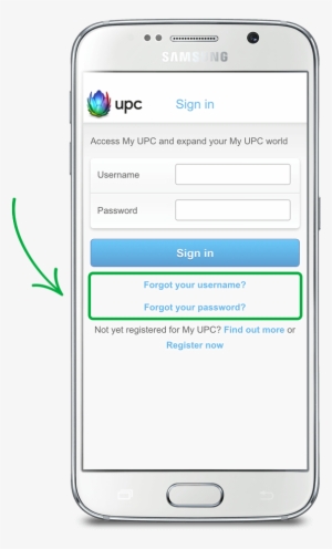 My Upc App - Password #2441136