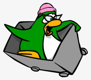 Aunt Arctic Cart Surfing - Surf Club Penguin #2441140