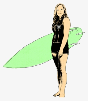 Girl Surfing Png Pic - Surfer Girl Png #2441160