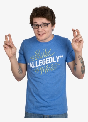 We Have New Shirts But Most Importantly New Pngs Of - Rooster Teeth Allegedly Shirt #2441430