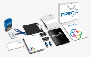 Printplus Identity-mockup - Corporate Identity Mockup Png #2442108