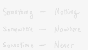 232k Something Nothing Black 01 Aug 2017 - Handwriting #2442487