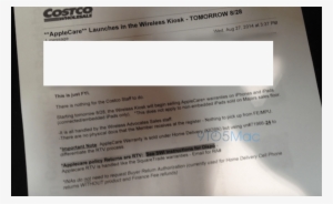 Costco To Begin Selling Applecare For Iphone And Ipad - Costco #2442507