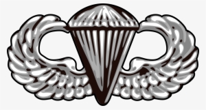 Us Army Airborne Basic Parachutist Badge-vector - Static Line Jumpmaster Wings #2443481