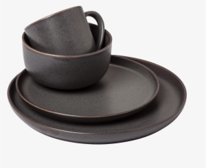 Westbrook Mid Century 72" Rectangle Dining Table - Tilley Stoneware 16pc Dinnerware Set #2443554