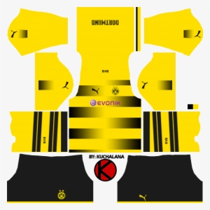 Borussia Dortmund Kits 2017/2018 - Kits Para Dream League Soccer 2018 #2443581