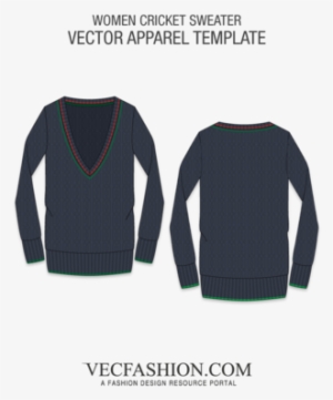 Women Cricket Sweater - Mens Dress Shirt Template #2443611