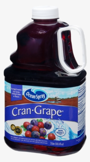 Grape Juice Png Png Library Library - Ocean Spray Cran-grape Juice - 46 Fl Oz Bottle #2444110