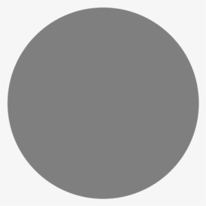 This Image Rendered As Png In Other Widths - Plain Grey Circle #2444178