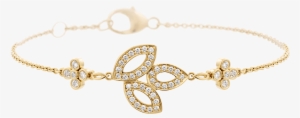 Lily Cluster By Harry Winston, Diamond Bracelet In - Harry Winston Gold Bracelet #2444222