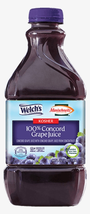 Welch's Manischewitz Concord Grape Juice 64 Oz 8-count #2444224