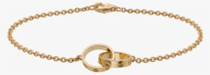 Cartier Love Yellow Gold Bracelet - Cartier Interlocking Love Bracelet #2444271
