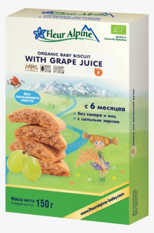 Organic Baby Cookies Fleur Alpine With Prebiotics 150g/5.28oz #2444404