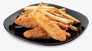 Chicken Finger 3 Piece - Chicken Finger Chips Png #2444470