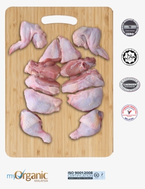Keesong Lacto Whole Chicken (organic & Halal) - Wilko Chopping Board Bamboo Large #2446272
