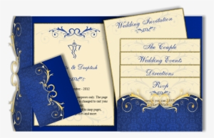 Pocket - Wedding Designs Gold And Blue #2446612