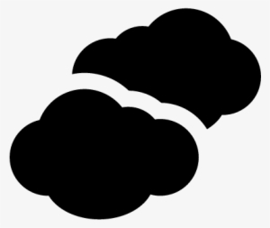 Pair Of Clouds Vector - Weather Forecasting #2446734