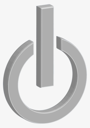 Shutdown Button Clipart Transparent - Power Button 3d Png #2446739