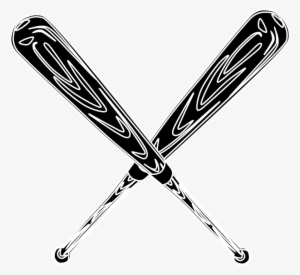 Softball Bat Clipart Group Graphic Royalty Free Stock - Stick Baseball Logo #2446872