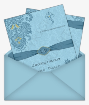 Letter Style Email Indian Wedding Invitation Design #2447074