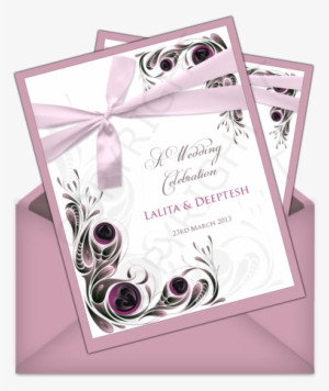 Letter Style Email Indian Wedding Invitation Design - New Year 2012 Greeting Cards #2447147