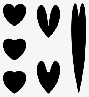 This Free Icons Png Design Of Various Heart Shapes #2447254