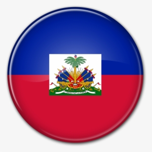 Round Flag Of Haiti - Haiti Flag #2447534