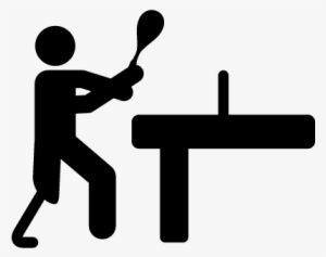 Paralympic Table Tennis Vector - Tenis De Mesa Simbolo #2448402