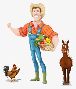 Farmer Png Background Image - Animated Farmer Png #2449543