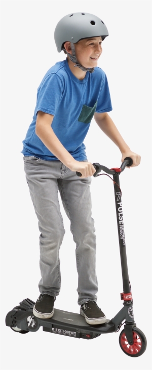 Pulse Performance Products Revster Electric Scooter, - Electric Scooter 80 Watts 12 Volt Battery Outdoor Push #2451065